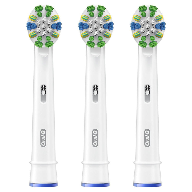 Oral-B Floss Action Replacement Electric Toothbrush Head - 3ct