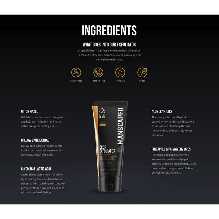 Manscaped Crop Exfoliator- 3.5 fl oz1