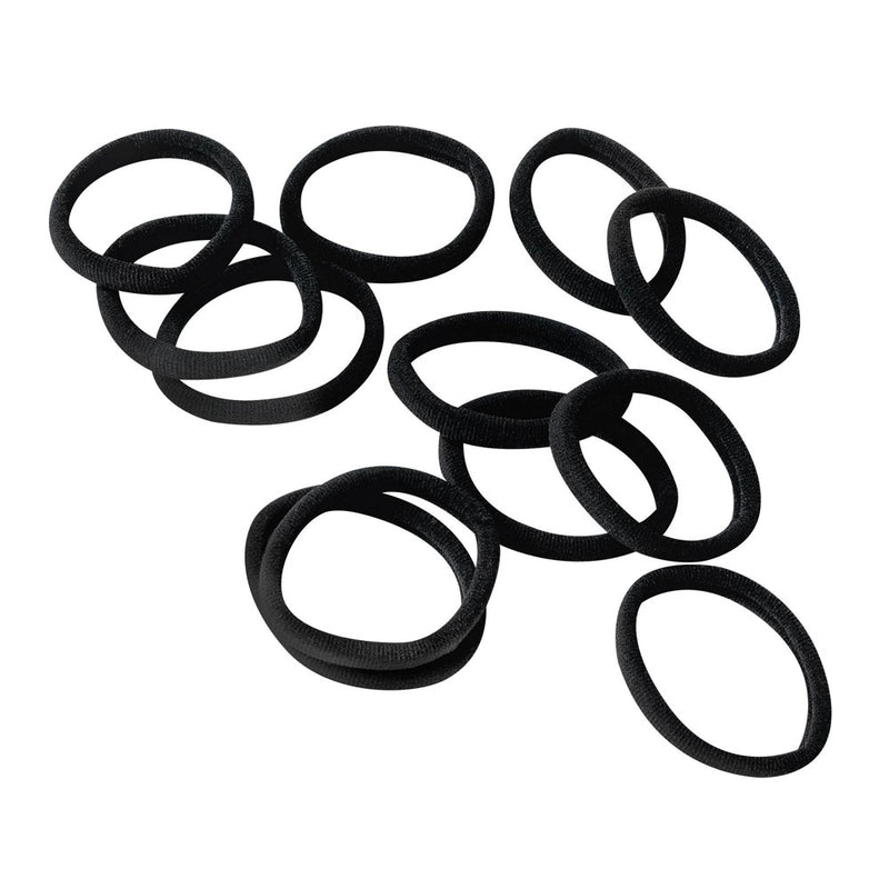 Gimme Beauty Medium Hair Bands - Black - 10ct