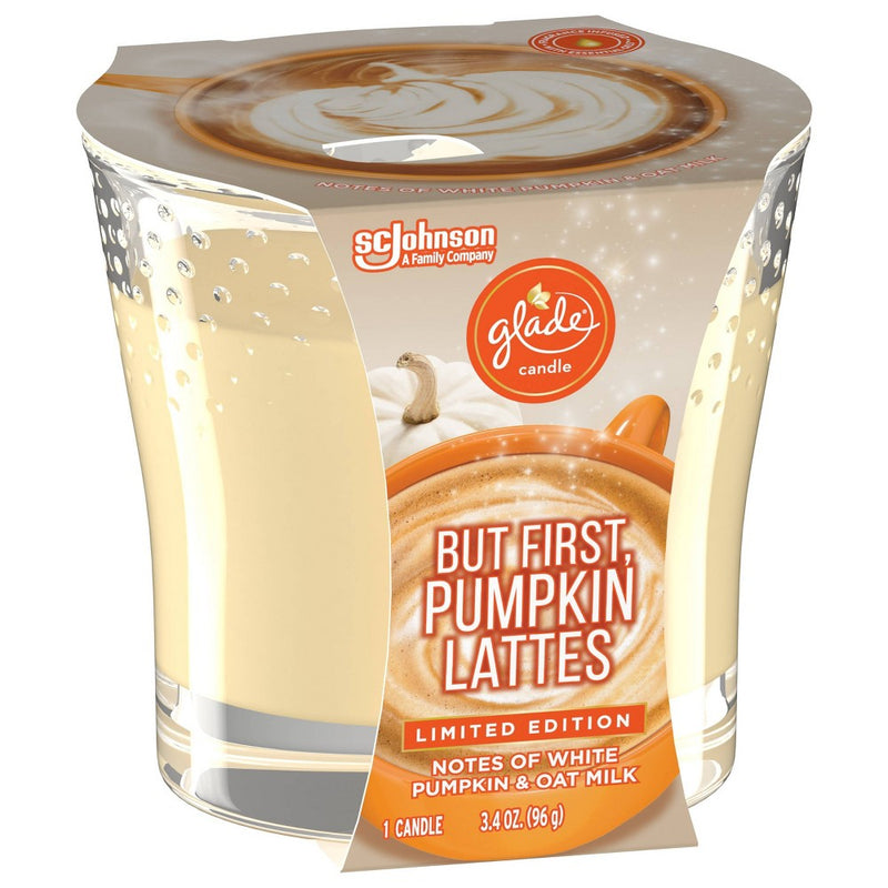 Glade Small Jar Candle - Pumpkin Spice Latte - 3.4oz