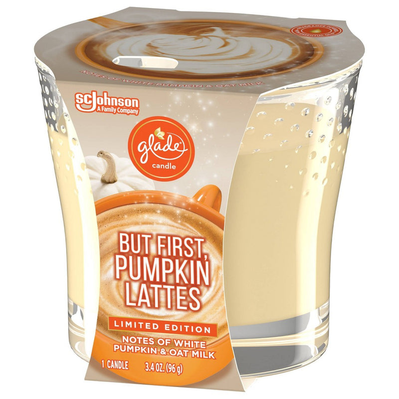 Glade Small Jar Candle - Pumpkin Spice Latte - 3.4oz