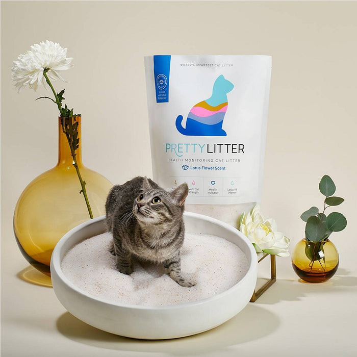 PrettyLitter Lotus Flower Cat Litter - 8lbs