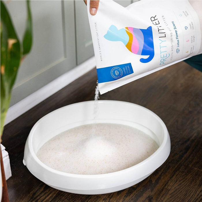 PrettyLitter Lotus Flower Cat Litter - 8lbs