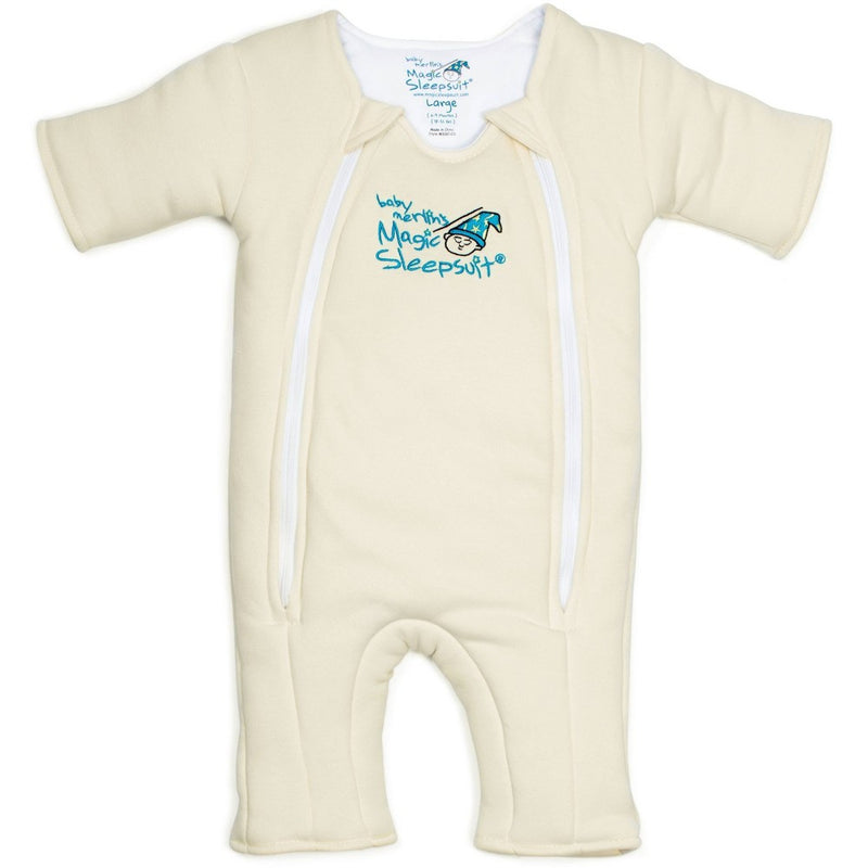 Baby Merlin's Magic Sleepsuit Large Cotton - Cream
