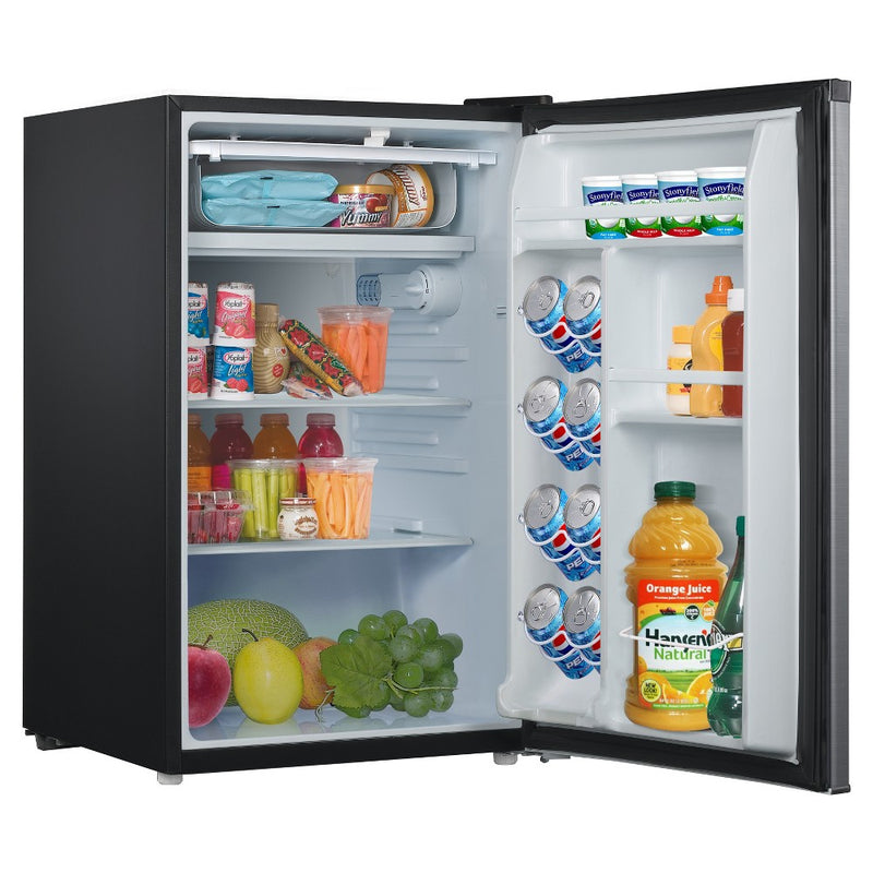 Whirlpool 4.3 cu ft Mini Refrigerator - Stainless Steel BC-127B DAMAGED (LOCAL PICKUP ONLY)