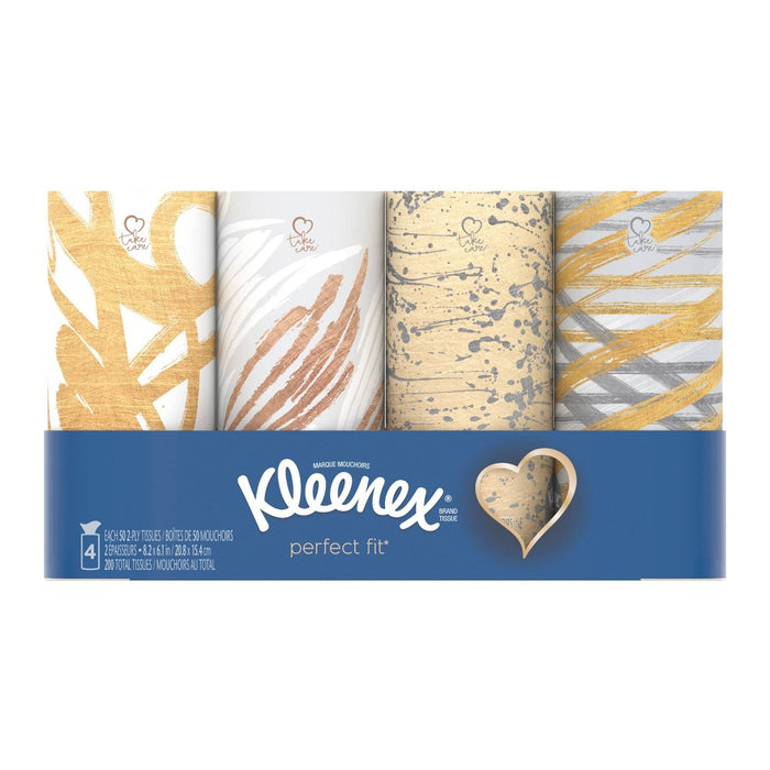 Kleenex Perfect Fit Facial Tissue - 4pk/50ct