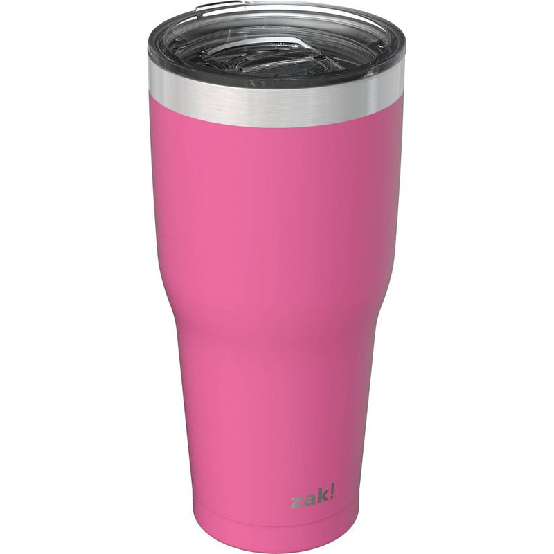 Zak! Designs 30oz Double Wall Stainless Steel Cascadia Tumbler - Rose Pink