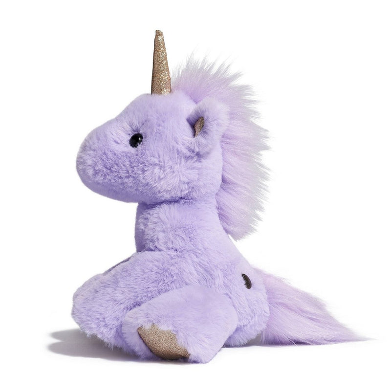 FAO Schwarz 6" Sparklers Lavender Gold Baby Unicorn Toy Plush