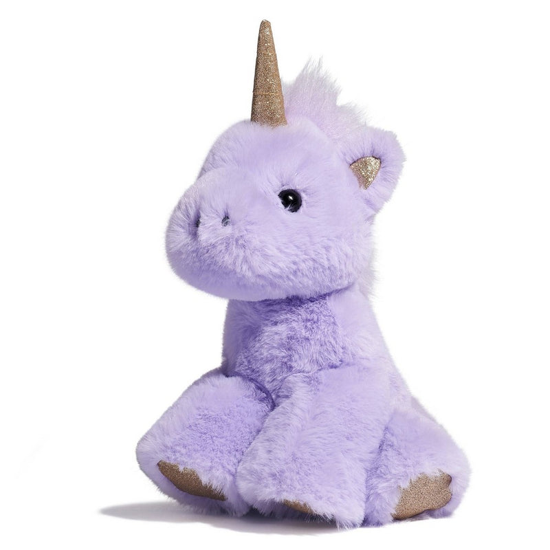 FAO Schwarz 6" Sparklers Lavender Gold Baby Unicorn Toy Plush