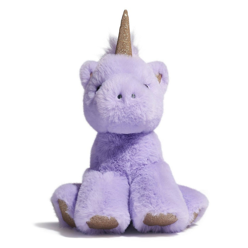FAO Schwarz 6" Sparklers Lavender Gold Baby Unicorn Toy Plush