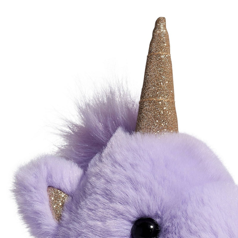 FAO Schwarz 6" Sparklers Lavender Gold Baby Unicorn Toy Plush