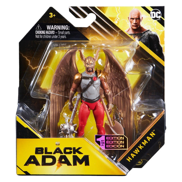 DC Comics Black Adam 1st Edition 4" Action Figure - Hawkman *NEW, SEALED*