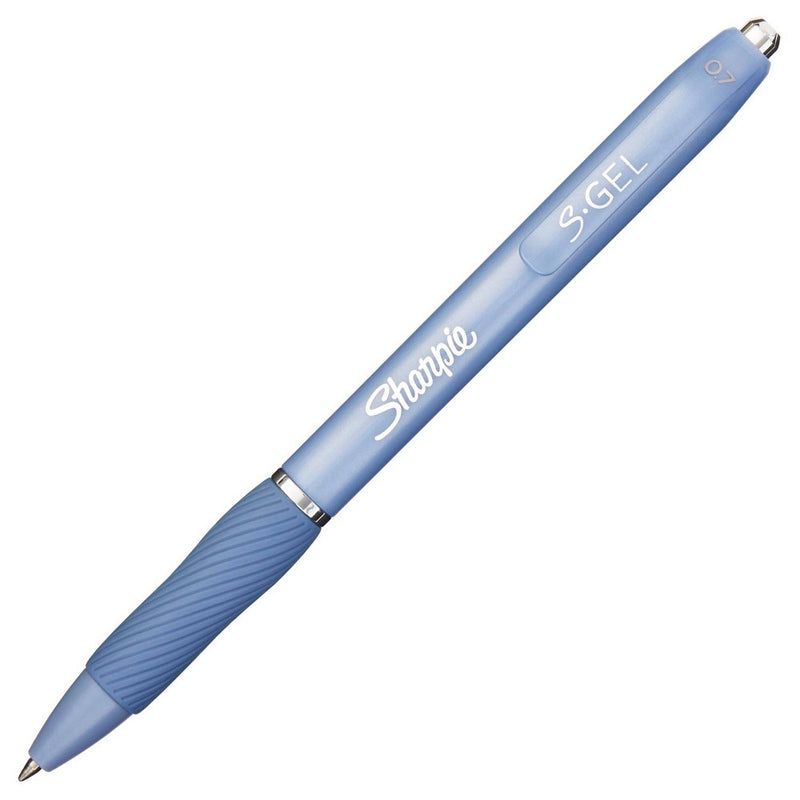 Sharpie S-Gel 4pk Gel Pens Blue Barrel 0.7mm Medium Tip Black