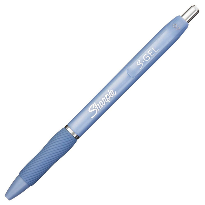 Sharpie S-Gel 4pk Gel Pens Blue Barrel 0.7mm Medium Tip Black