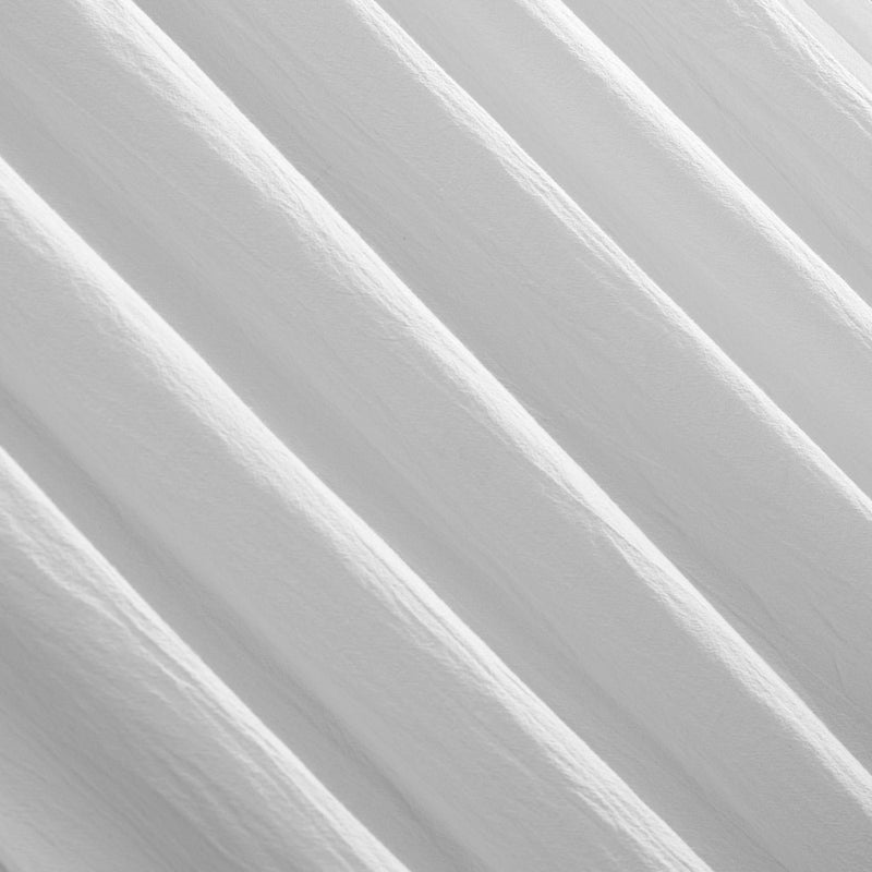 63"x52" Washed Cotton Twist Tab Light Filtering Curtain Panel White - Archaeo