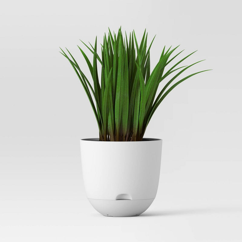 8" Wide Indoor/Outdoor Self-Watering Planter White - Room Essentials™