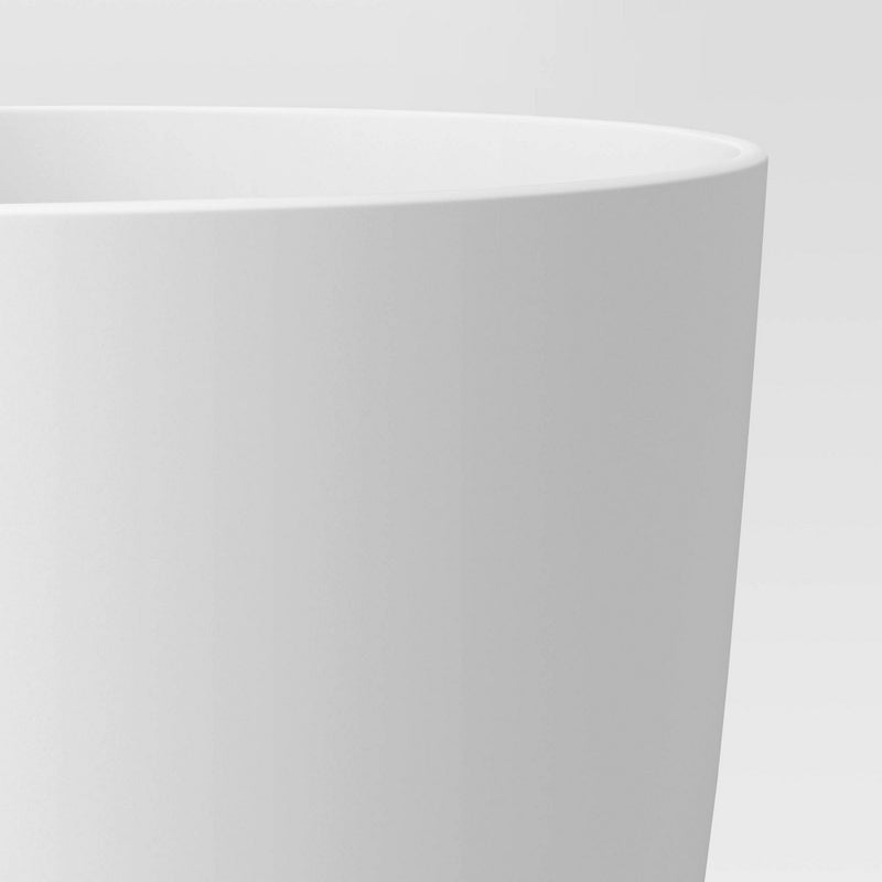 8" Wide Indoor/Outdoor Self-Watering Planter White - Room Essentials™