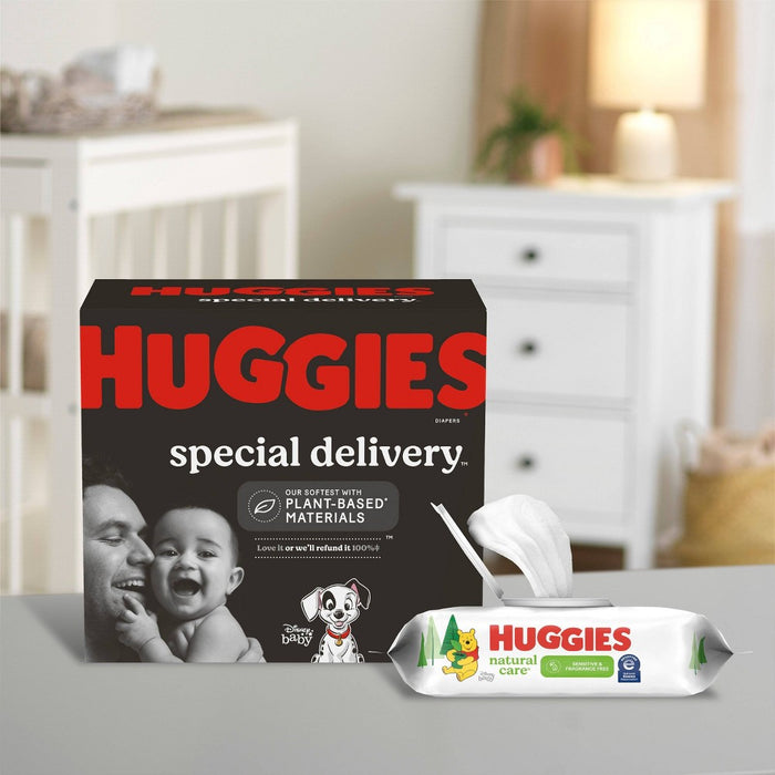 Huggies Special Delivery Hypoallergenic Baby Disposable Diapers Super Pack - Size 2 - 74ct