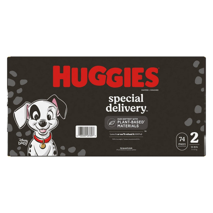 Huggies Special Delivery Hypoallergenic Baby Disposable Diapers Super Pack - Size 2 - 74ct