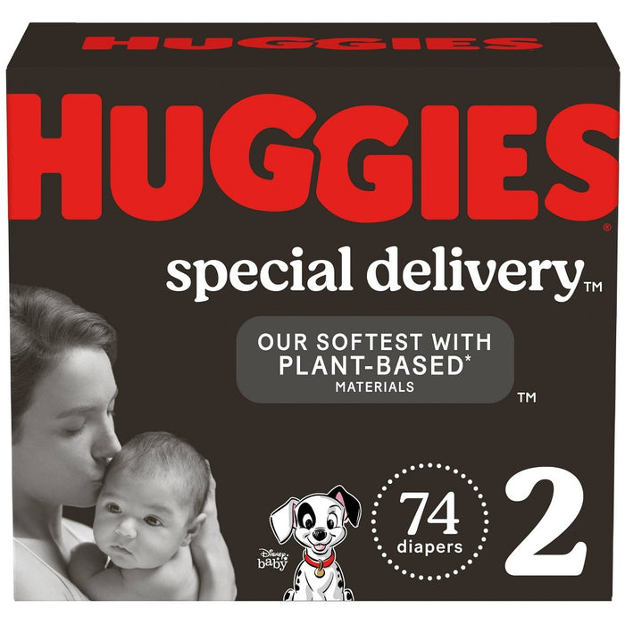Huggies Special Delivery Hypoallergenic Baby Disposable Diapers Super Pack - Size 2 - 74ct