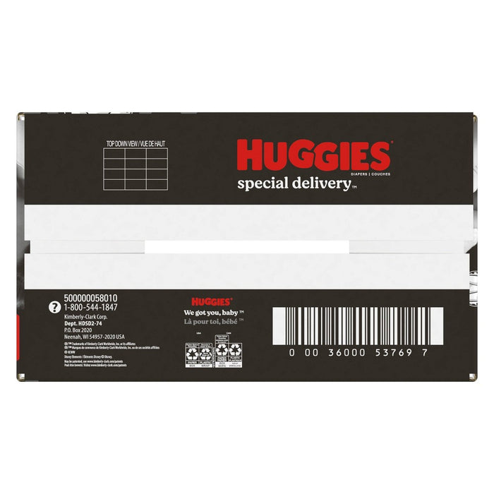 Huggies Special Delivery Hypoallergenic Baby Disposable Diapers Super Pack - Size 2 - 74ct