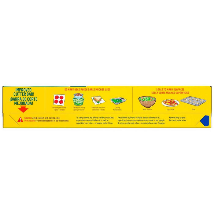 Glad Press'N Seal Plastic Food Wrap Roll + Designer Series Plastic Food Wrap - 70 sq ft