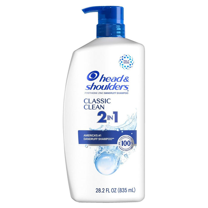 Head & Shoulders Classic Clean Anti-Dandruff 2-in-1 Paraben Free Shampoo and Conditioner - 28.2 fl oz
