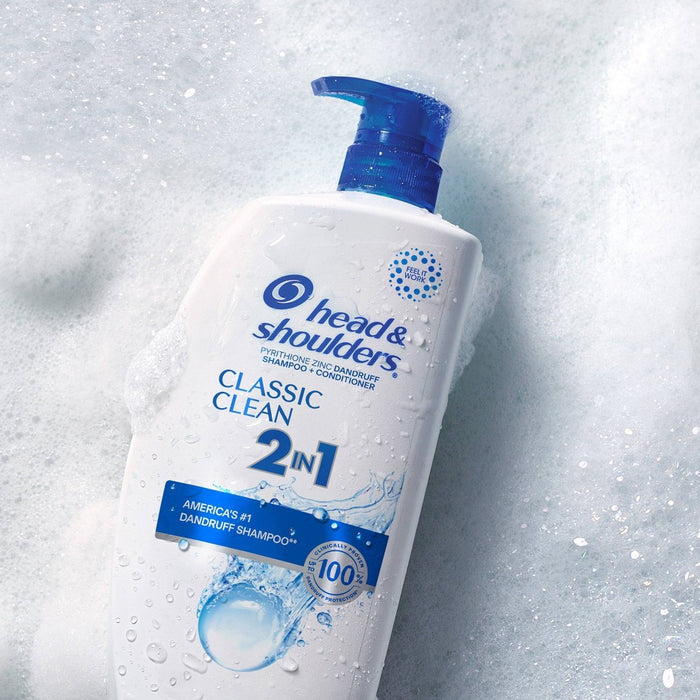 Head & Shoulders Classic Clean Anti-Dandruff 2-in-1 Paraben Free Shampoo and Conditioner - 28.2 fl oz