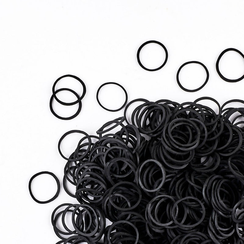 scunci Hair Elastics - Black - 400ct