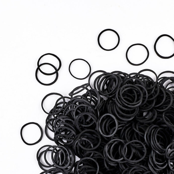 scunci Hair Elastics - Black - 400ct