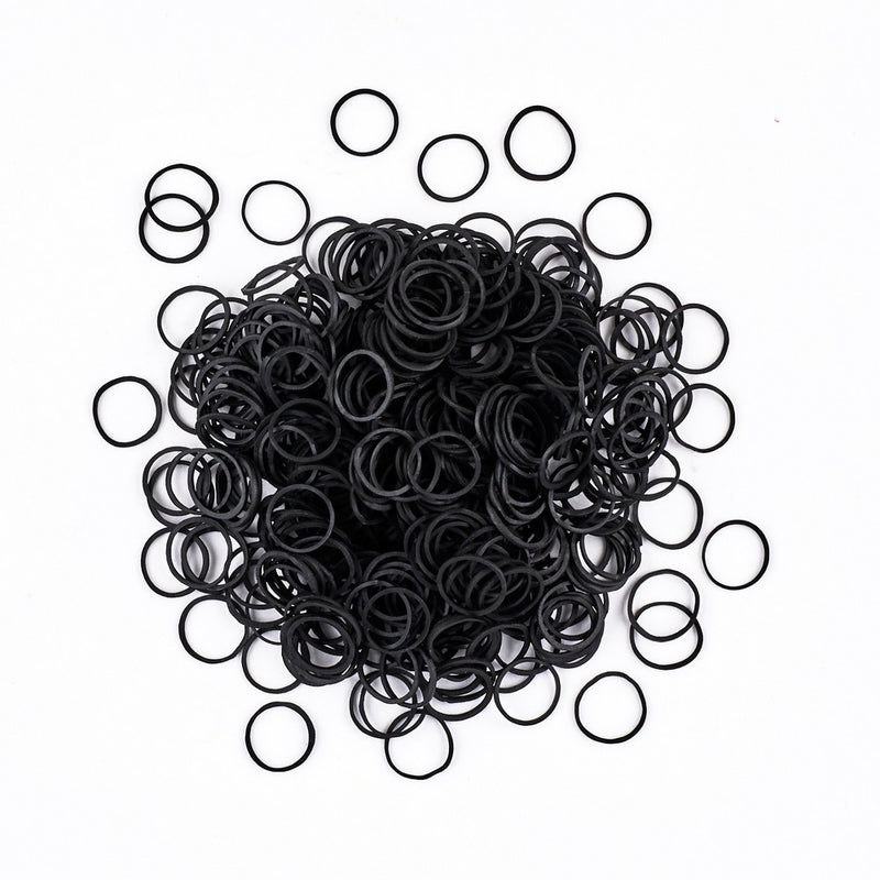 scunci Hair Elastics - Black - 400ct