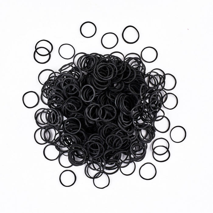 scunci Hair Elastics - Black - 400ct
