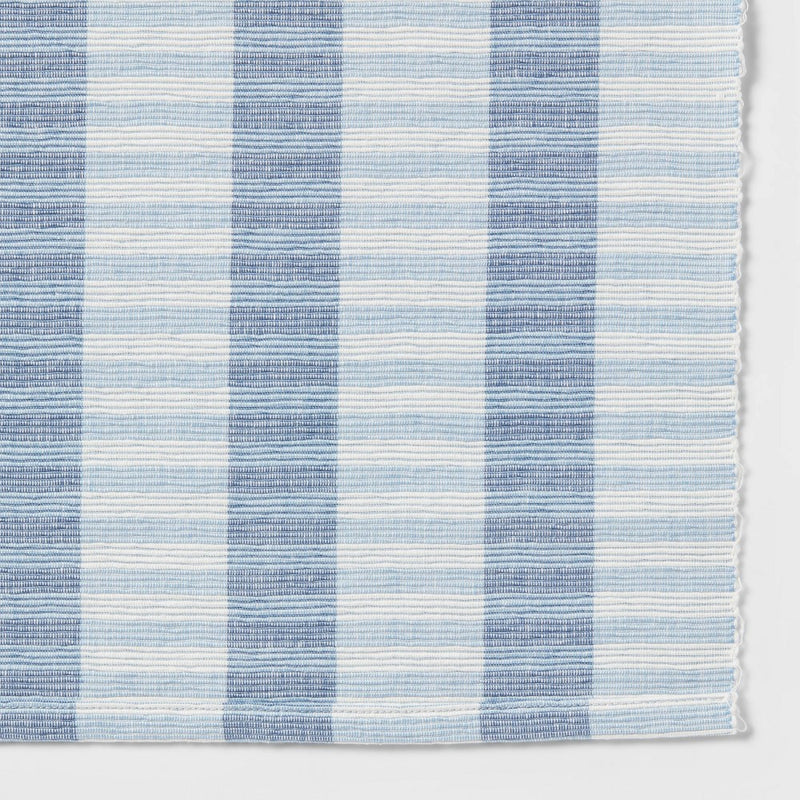 72" x 14" Striped Table Runner Blue - Threshold™