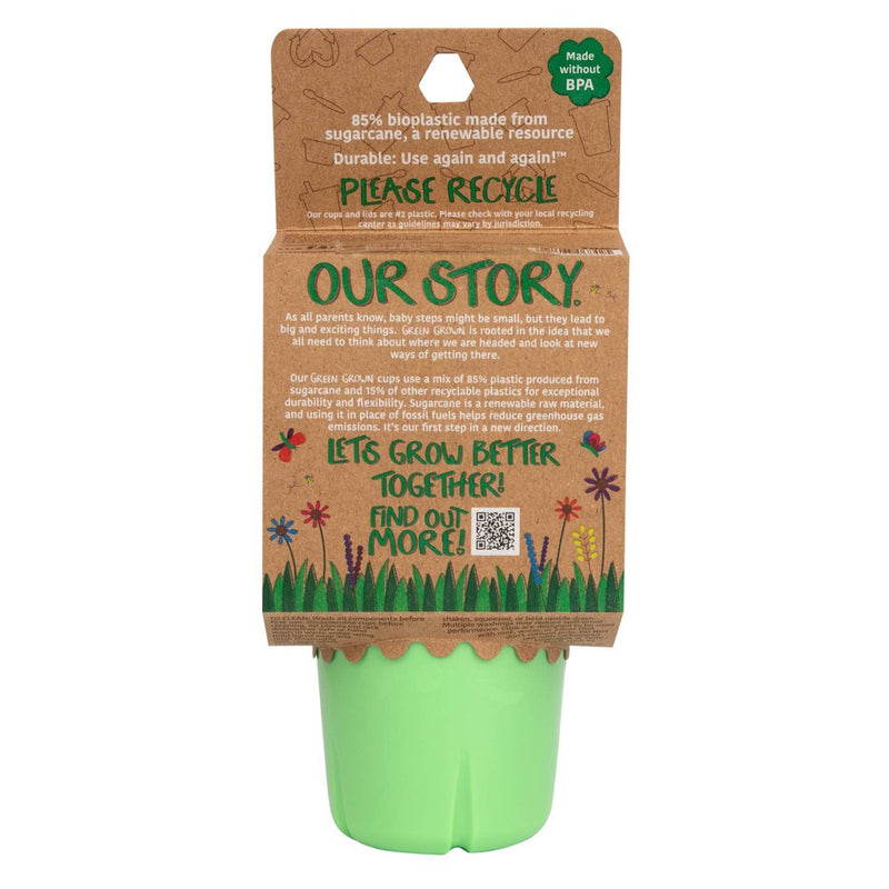 The First Years GreenGrown Reusable Spill-Proof Sippy Toddler Cups - Blue - 3pk/10oz
