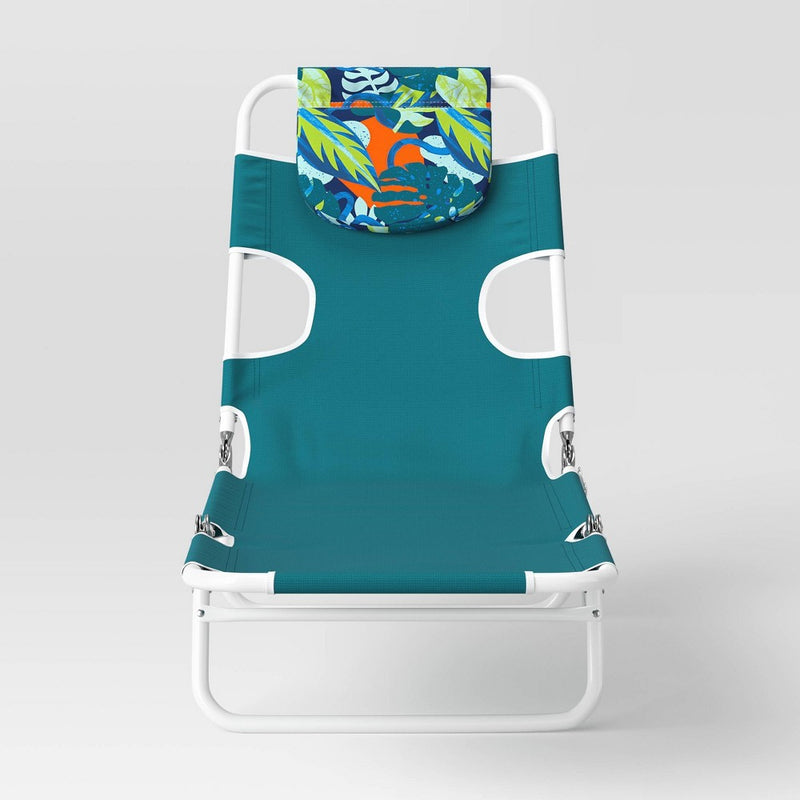 Ocean Beach Lounger - Teal - Sun Squad™ (LOCAL PICKUP ONLY)