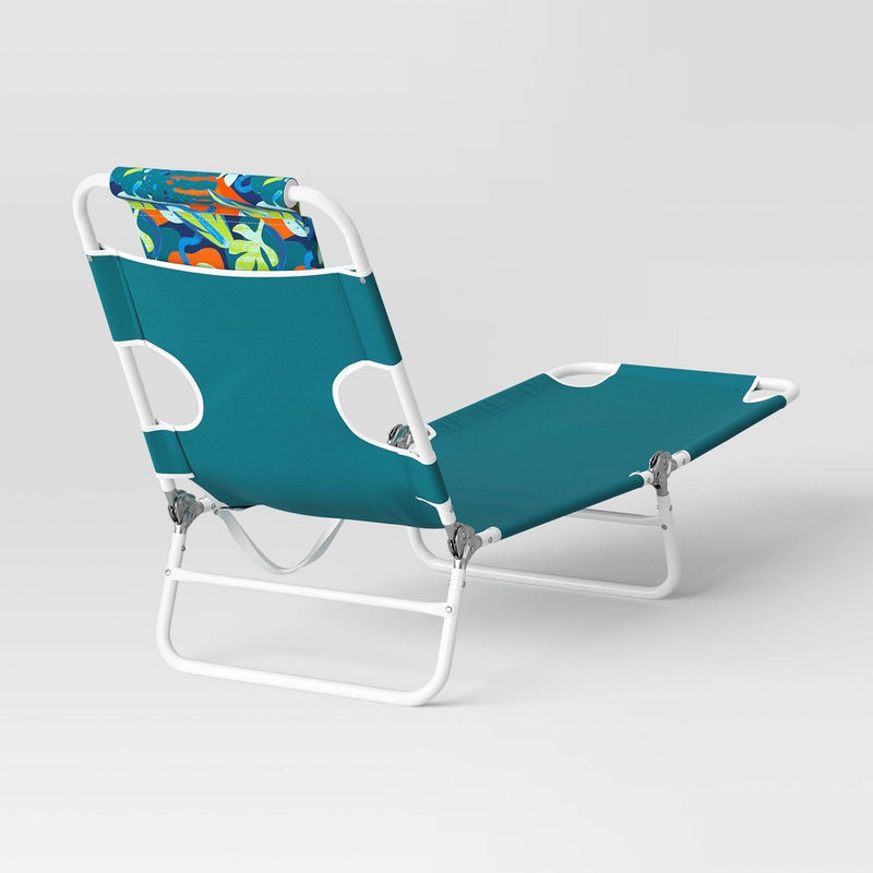 Ocean Beach Lounger - Teal - Sun Squad™ (LOCAL PICKUP ONLY)