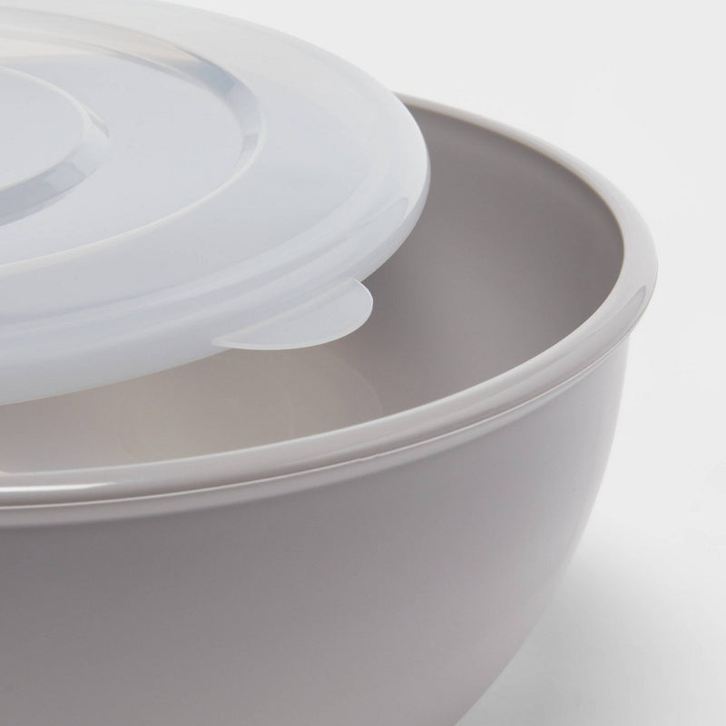 Lidded Mixing Bowl Gray - Room Essentials™