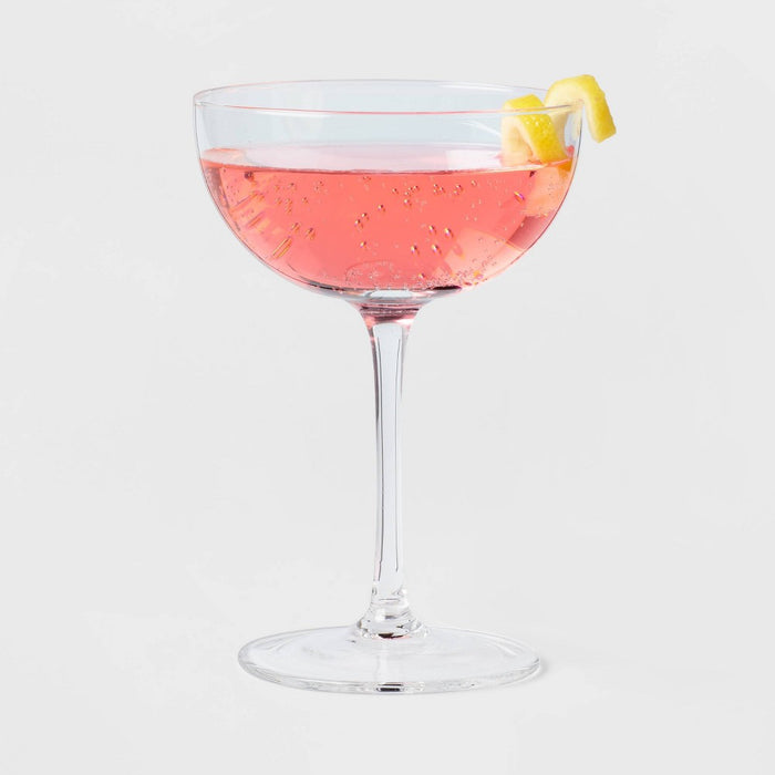 6oz 4pk Glass Entertaining Cocktail Coupe Glasses - Threshold™