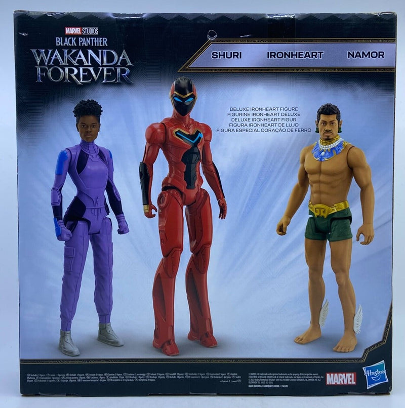 Marvel Titan Hero Series Black Panther Wakanda Forever Shuri Ironheart Namor