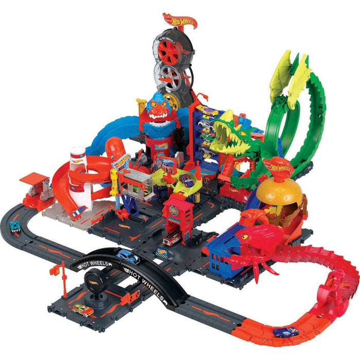 Hot Wheels City Downtown Car Wash Playset