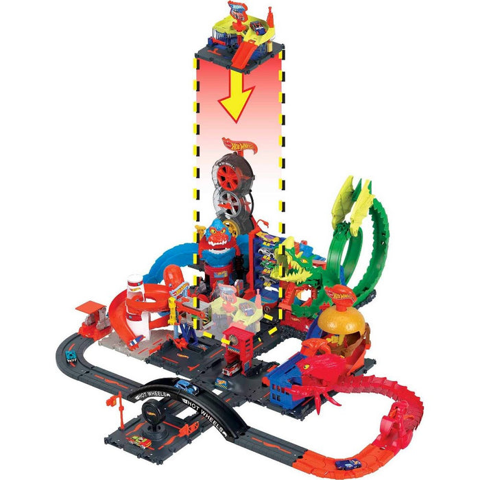 Hot Wheels City Downtown Car Wash Playset