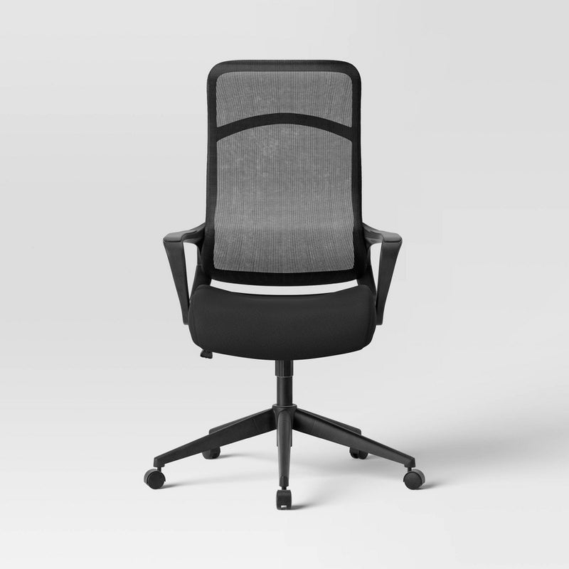 Comfort Office Chair Black - Room Essentials™ (LOCAL PICKUP ONLY)