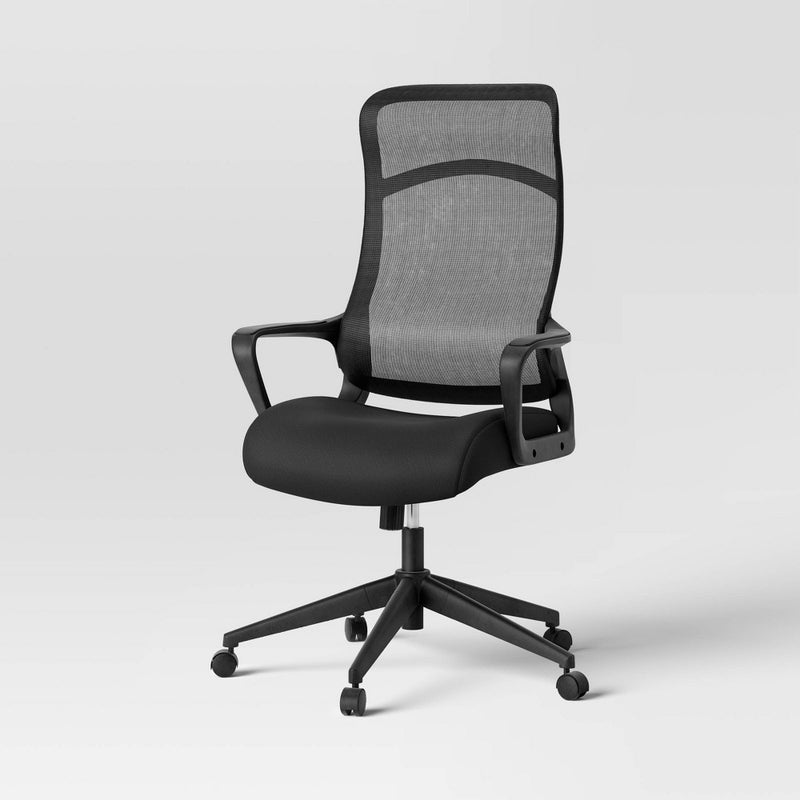 Comfort Office Chair Black - Room Essentials™ (LOCAL PICKUP ONLY)