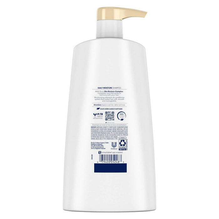 Dove Beauty Nutritive Solutions Moisturizing Shampoo with Pump for Normal to Dry Hair Daily Moisture - 25.4 fl oz