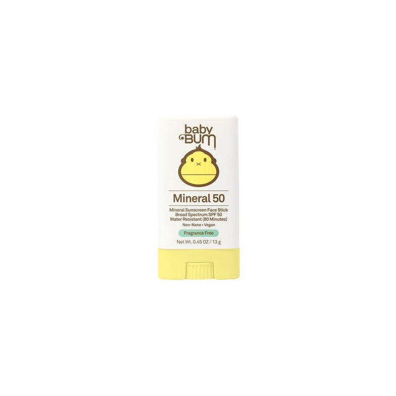 Baby Bum Mineral Sunscreen Tube, SPF 50 - 0.45oz