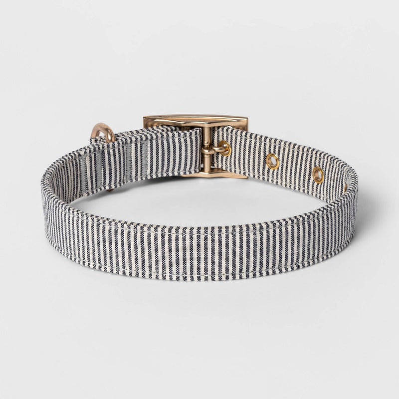 Railroad Stripe Dog Collar - Medium - Boots & Barkley™