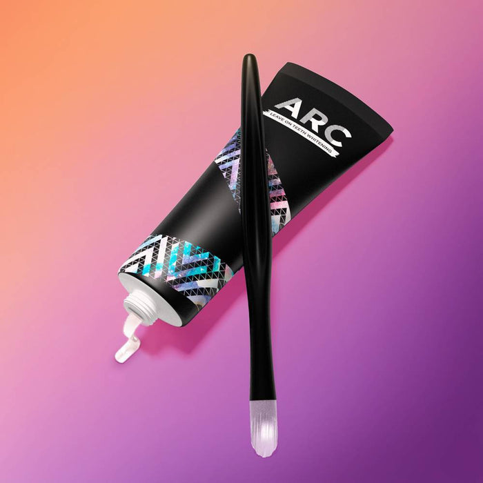ARC Oral Care Leave on Teeth Whitening, 45 Treatments, 1 Wand and 1 Stand - 0.88oz