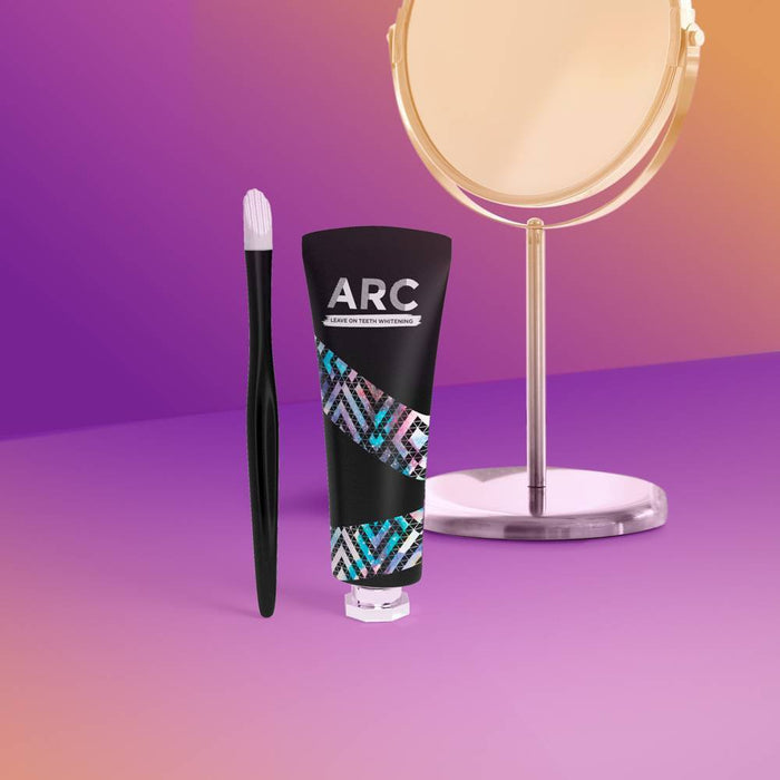 ARC Oral Care Leave on Teeth Whitening, 45 Treatments, 1 Wand and 1 Stand - 0.88oz