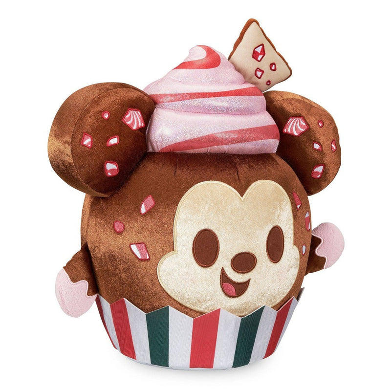 Disney Munchlings Peppermint Bark Cupcake Mickey Mouse Scented Medium Plush - Disney store