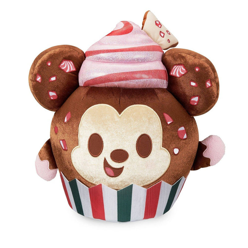 Disney Munchlings Peppermint Bark Cupcake Mickey Mouse Scented Medium Plush - Disney store